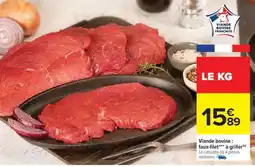 Carrefour Viande bovine : faux-filet*** à griller offre