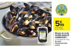 Carrefour Moules de corde FILIÈRE QUALITÉ CARREFOUR offre