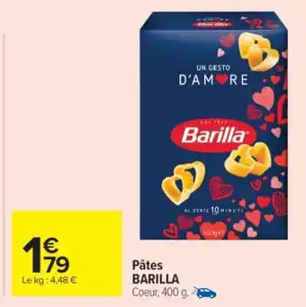 Carrefour PÂTES BARILLA offre
