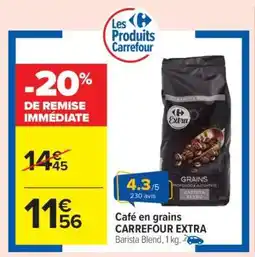 Carrefour Café en grains CARREFOUR EXTRA offre