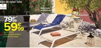 Carrefour Bain de soleil Tello offre