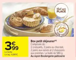 Carrefour Box petit déjeuner offre