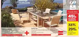 Carrefour Table extensible Tello offre