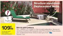 Carrefour Bain de soleil Canberra offre