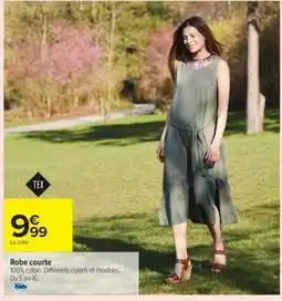 Carrefour Robe courte offre