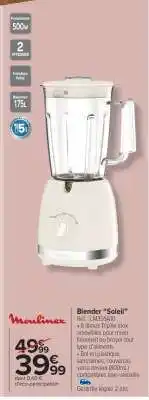 Carrefour Market Blender 'Soleil' offre