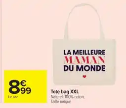 Carrefour Tote bag XXL offre