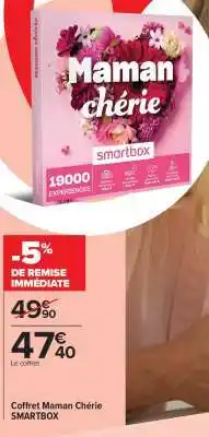 Carrefour Market Coffret Maman Chérie SMARTBOX offre