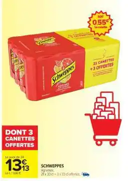 Carrefour Market Schweppes offre