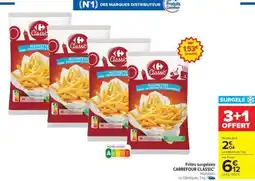Carrefour Market Frites surgelées CARREFOUR CLASSIC' offre