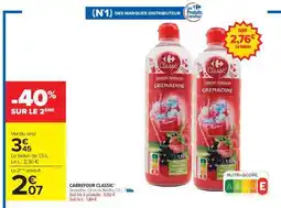 Carrefour Market CARREFOUR CLASSIC' Sirop Grenadine offre