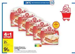 Carrefour Market LASAGNE BOLOGNAISE CARREFOUR CLASSIC offre