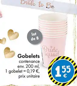 TEDi Gobelets offre