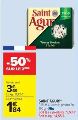 Carrefour Market SAINT AGUR offre