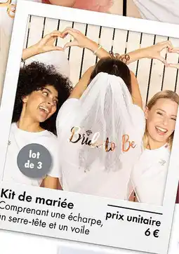 TEDi Kit de mariée offre