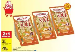 Carrefour Market Sandwich XXL DAUNAT offre