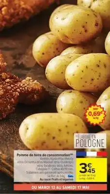 Carrefour Market POMME DE TERRE DE CONSOMMATION offre