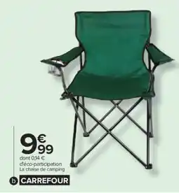 Carrefour La chaise de camping offre