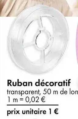 TEDi Ruban décoratif offre