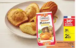 Carrefour Market Madeleines coquilles nature offre