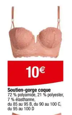 Carrefour Soutien-gorge coque offre
