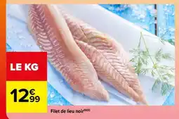 Carrefour Filet De Lieu Noir offre