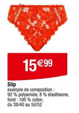 Carrefour Slip offre