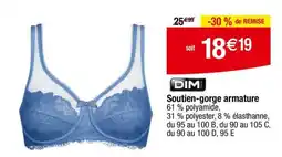 Carrefour Soutien-gorge armature offre