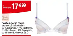 Carrefour Le soutien-gorge offre
