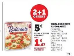 Hyper U Pizza Surgelée Ristorante offre