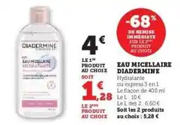 Hyper U EAU MICELLAIRE DIADERMINE offre