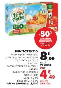 Hyper U POM'POTES BIO offre