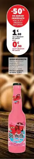 Hyper U BIÈRE BELZÉBUTH offre