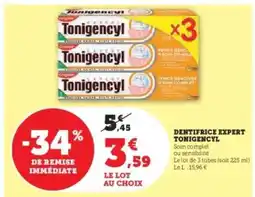 Hyper U Dentifrice Expert Tonigencyl offre