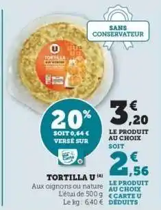 Hyper U Tortilla U offre