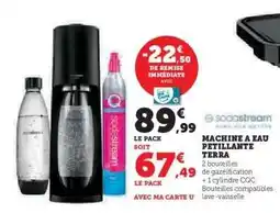 Hyper U Machine à Eau Pétillante Terra offre