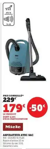 Hyper U Aspirateur avec sac Miele offre