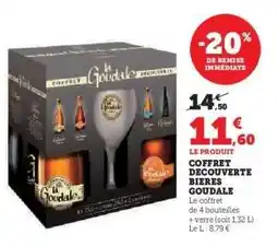 Hyper U COFFRET DECOUVERTE BIERES GOUDALE offre