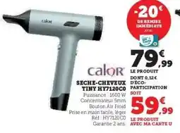 Hyper U SECHE-CHEVEUX TINY HY7120C0 offre