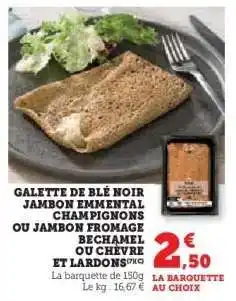 Super U Galette de Blé Noir offre