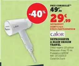 Hyper U Calor Défroisseur à Main Origin Travel offre