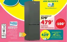 Hyper U Réfrigérateur Combi 355 L offre