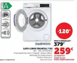 Hyper U Lave-linge frontal 7 kg offre