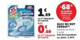 Super U BLOC WC NET ENERGY offre