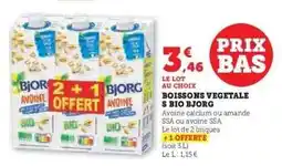 Super U BOISSONS VEGETALES BIO BJORG offre