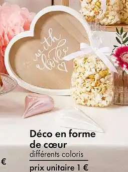 TEDi DĂ©co en forme de cĆur offre