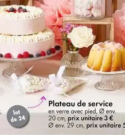 TEDi Plateau de service offre