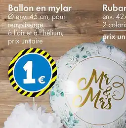 TEDi Ballon en mylar offre