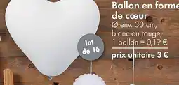 TEDi Ballon en forme de cœur offre