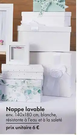TEDi Nappe lavable offre